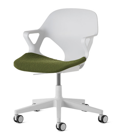 【通常在庫品】ゼフチェア * 固定アーム アルパイン/オリーブ