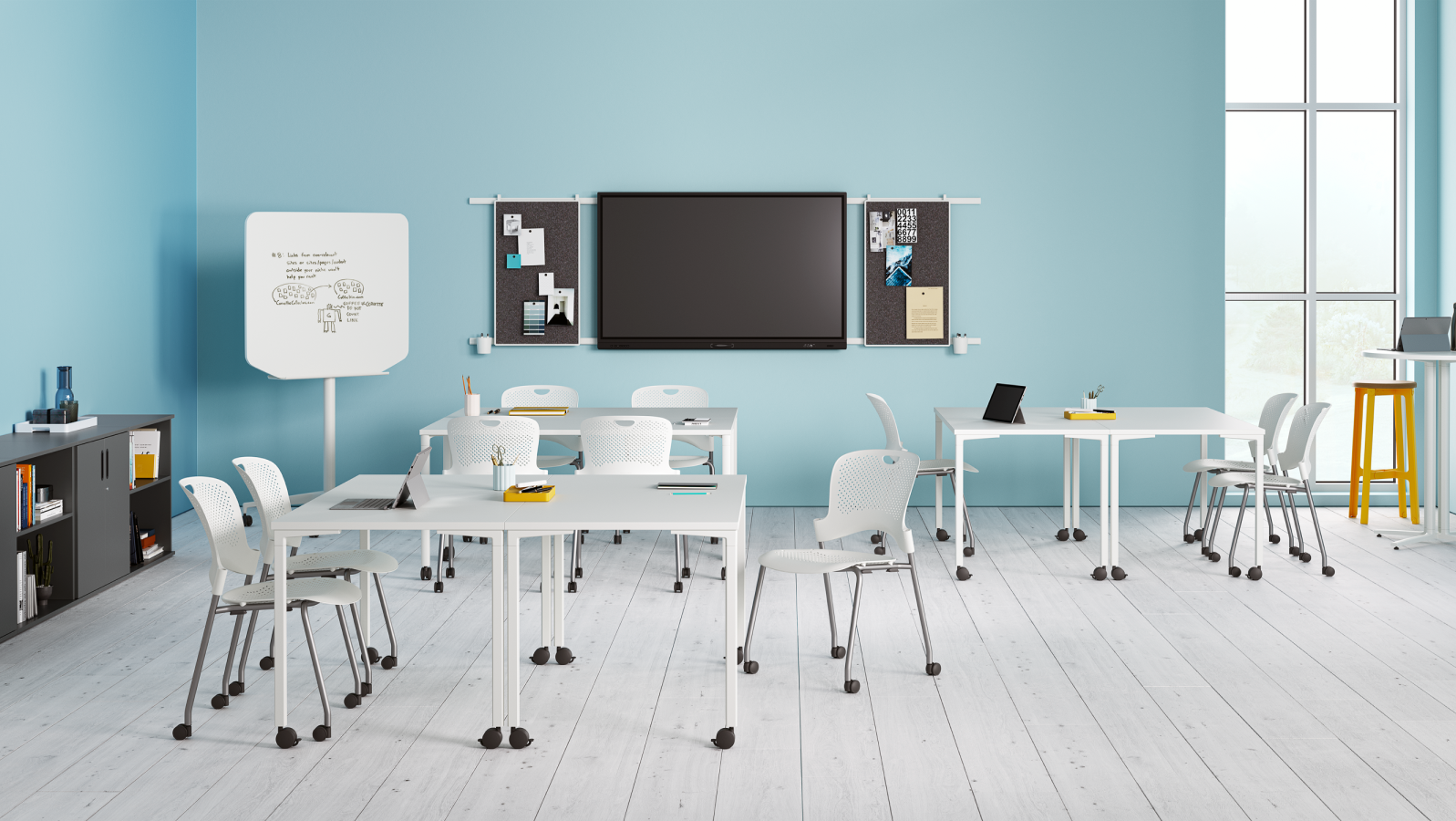 Home office setting in Herman Miller retail space