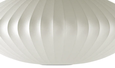 Detailed view of the bubble lamp material