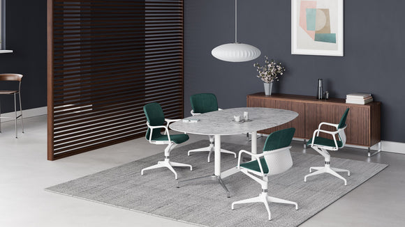 Nelson Saucer Bubble Lamp in a meeting space