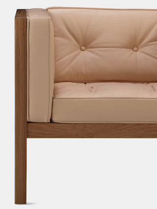 Frame holds leather taught to create flexible