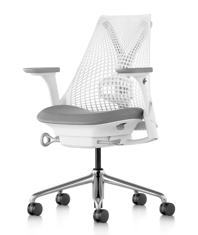 セイルチェア * ホワイトフレーム/ポリッシュドベース