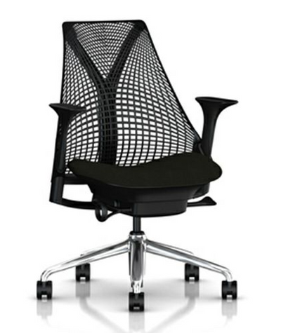 セイルチェア * ブラックフレーム/ポリッシュドベース