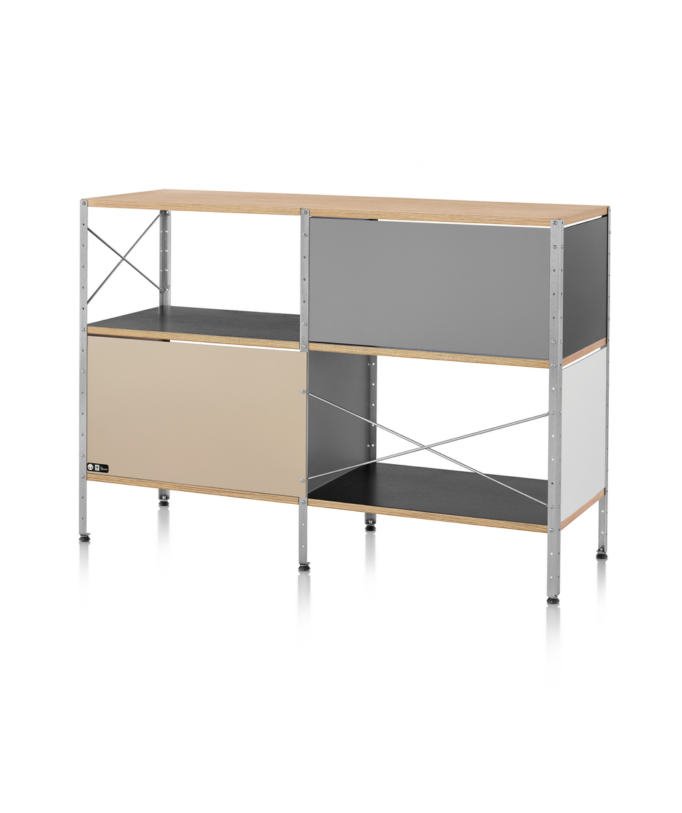 イームズストレージユニット 2段2列ドア無し