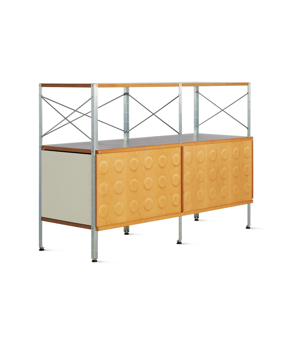 イームズストレージユニット 2段2列ドア付き