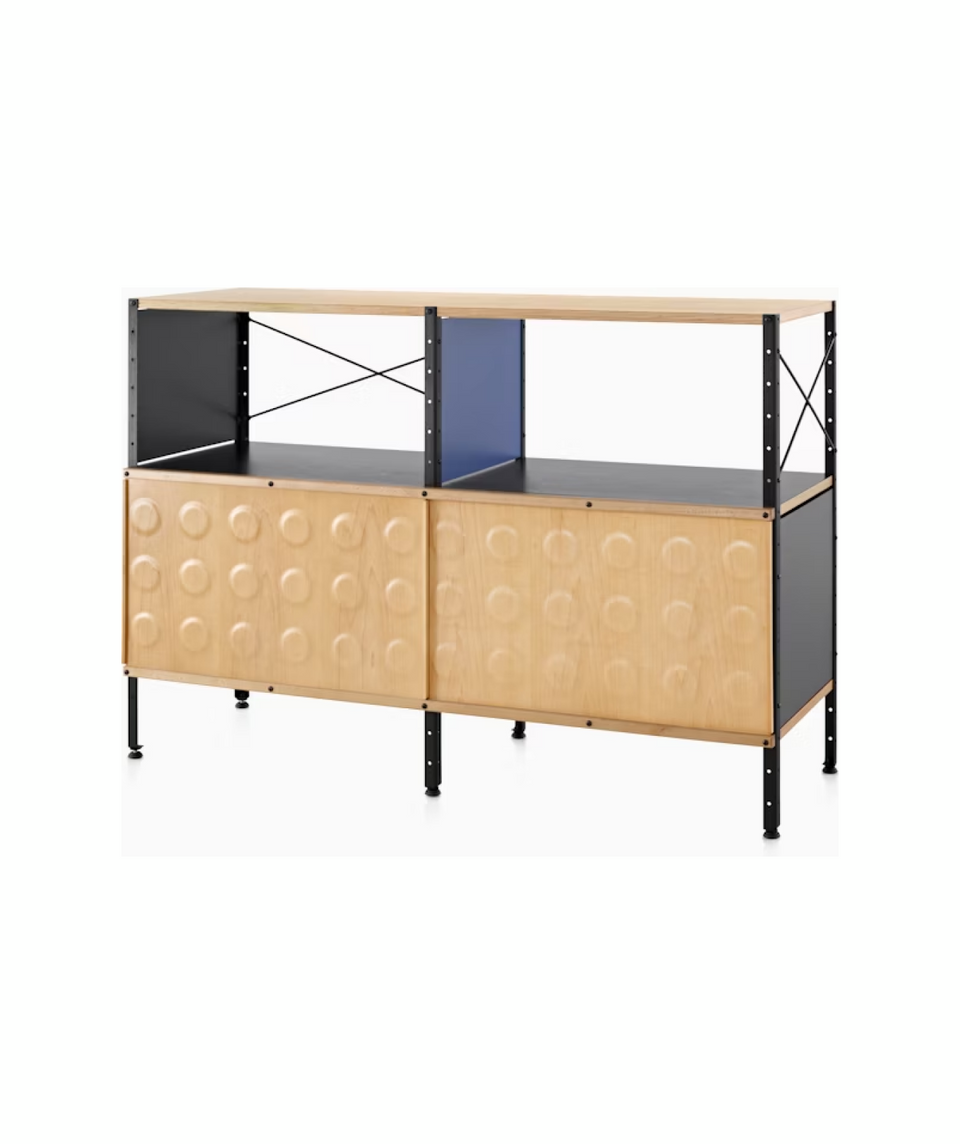 イームズストレージユニット 2段2列ドア付き