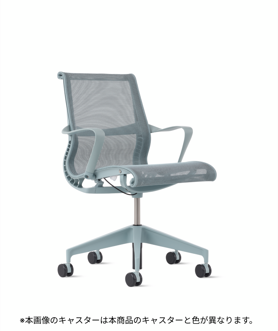 Herman Millerセトゥーチェア グレー系 オフィスチェア　メッシュ Herman Miller□セトゥーチェア グレー系 オフィスチェア b