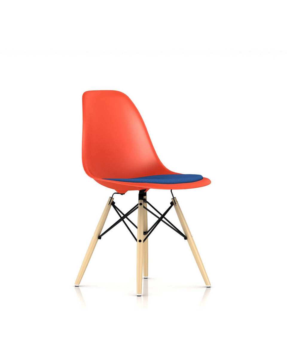 イームズプラスチックシェルサイドチェア - シートパッド