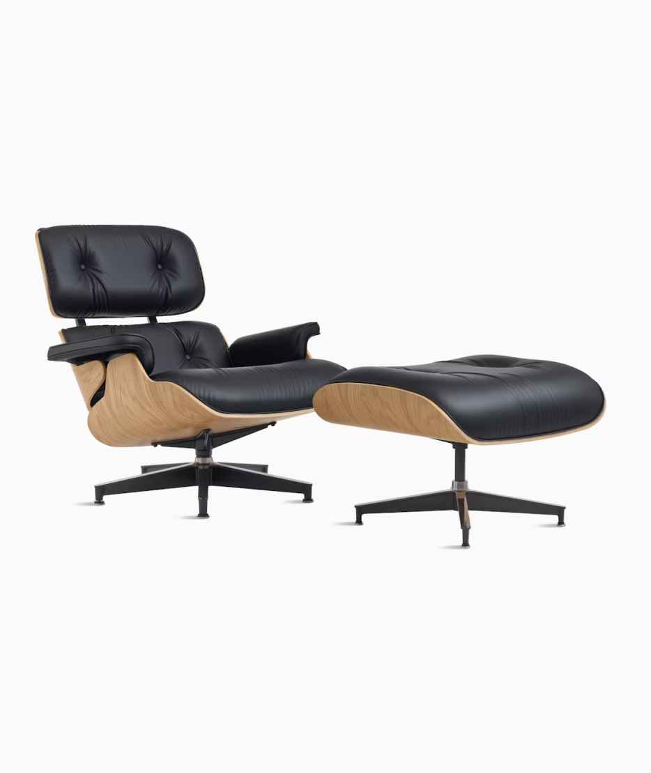 【美品】Eames イームズ リプロダクト ラウンジチェア&オットマン イームズラウンジチェア&オットマン バンブー|ハーマンミラーストア