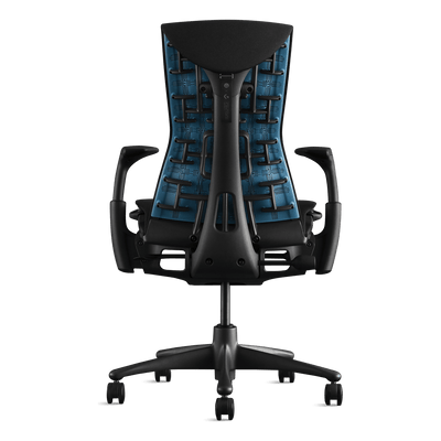 P エンボディチェア 最高級 ハーマンミラー ブルー系Embody ハーマンミラー X ロジクールG エンボディゲーミングチェア