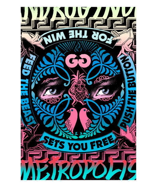 プッシュ・ザ・ボタン ポスター *Faile Collection