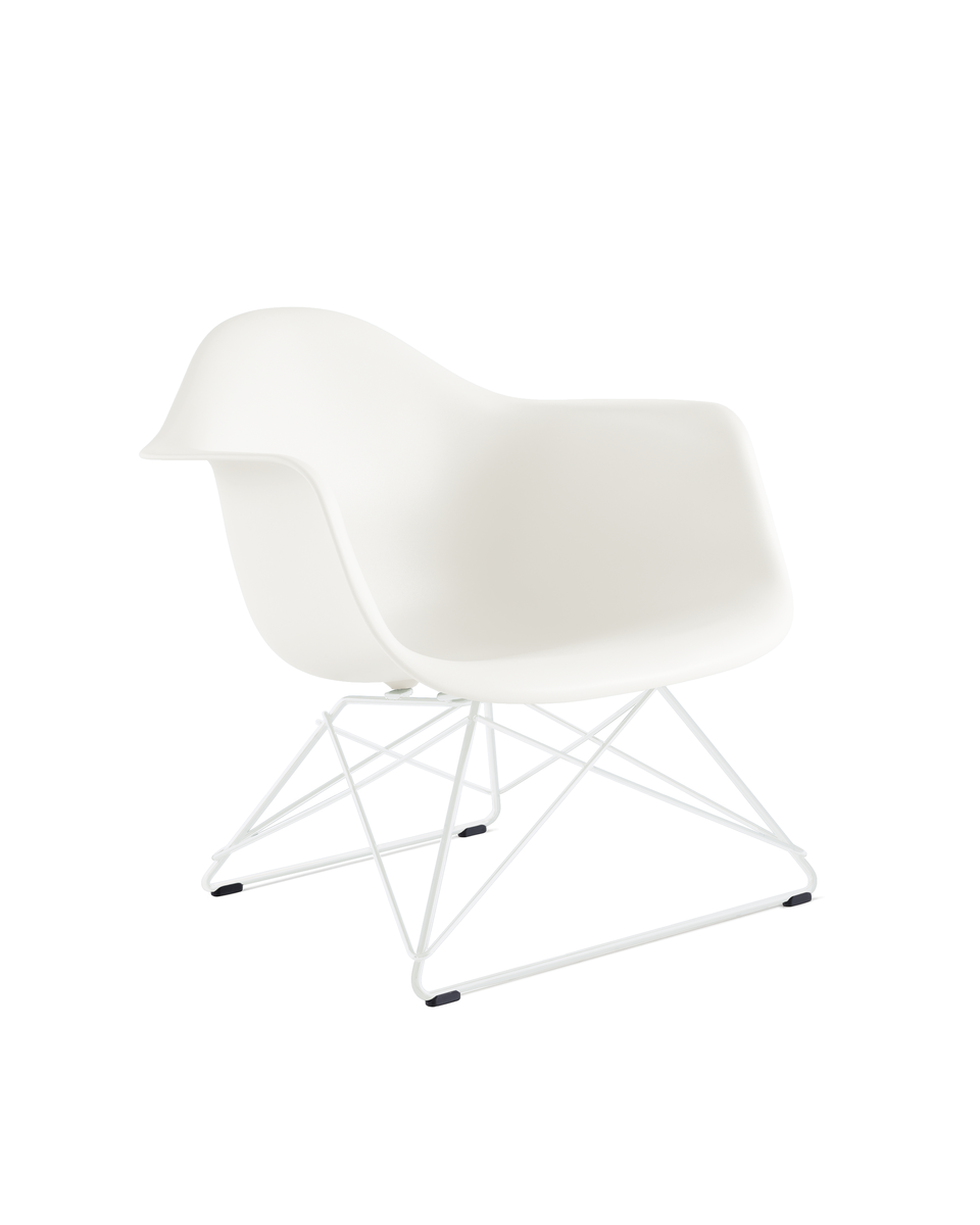 イームズプラスチックシェルアームチェア - ローワイヤーベース