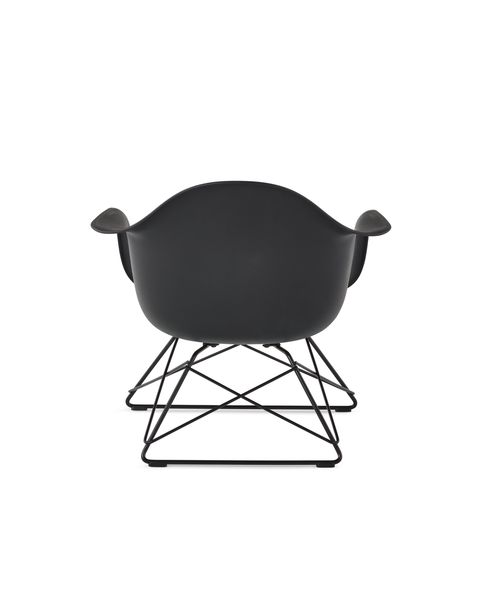 イームズプラスチックシェルアームチェア - ローワイヤーベース