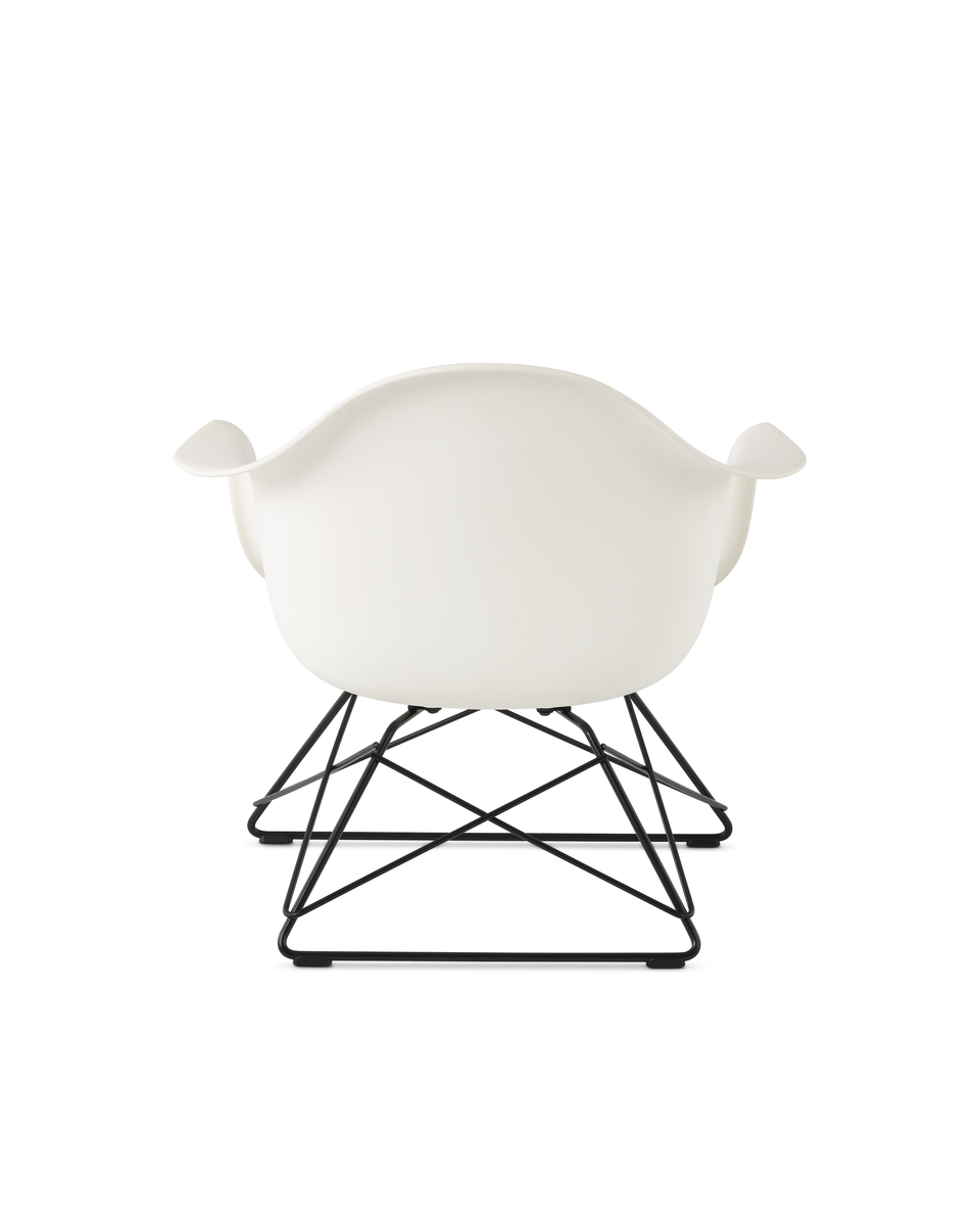 イームズプラスチックシェルアームチェア - ローワイヤーベース