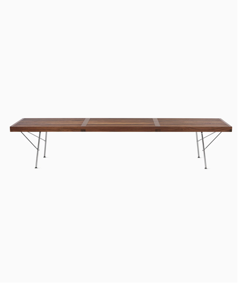 Herman Miller ネルソン　プラットフォームベンチ　ガラス天板付　正規 Herman Miller セール20%OFF 正規品 ハーマンミラー ネルソン