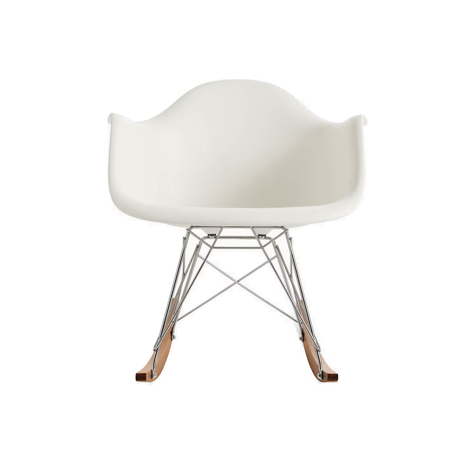イームズプラスチックシェルアームチェア - ロッカーベース