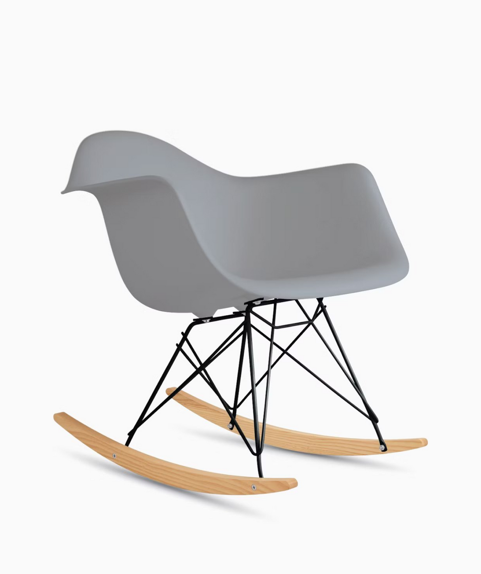 イームズプラスチックシェルアームチェア - ロッカーベース