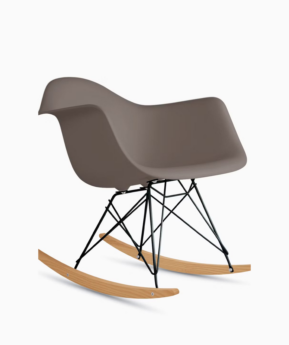 イームズプラスチックシェルアームチェア - ロッカーベース