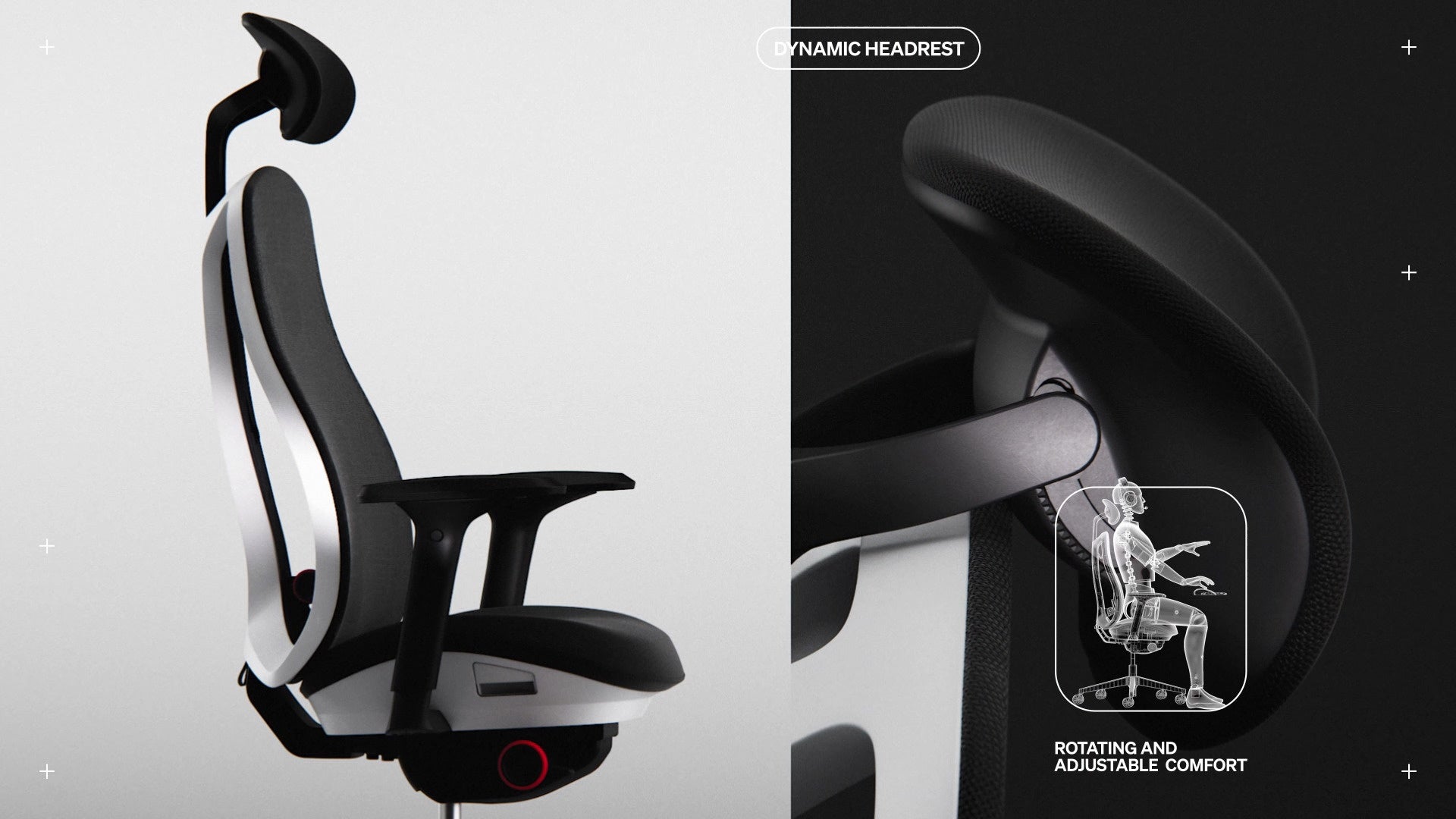 ダイナミックなヘッドレスト