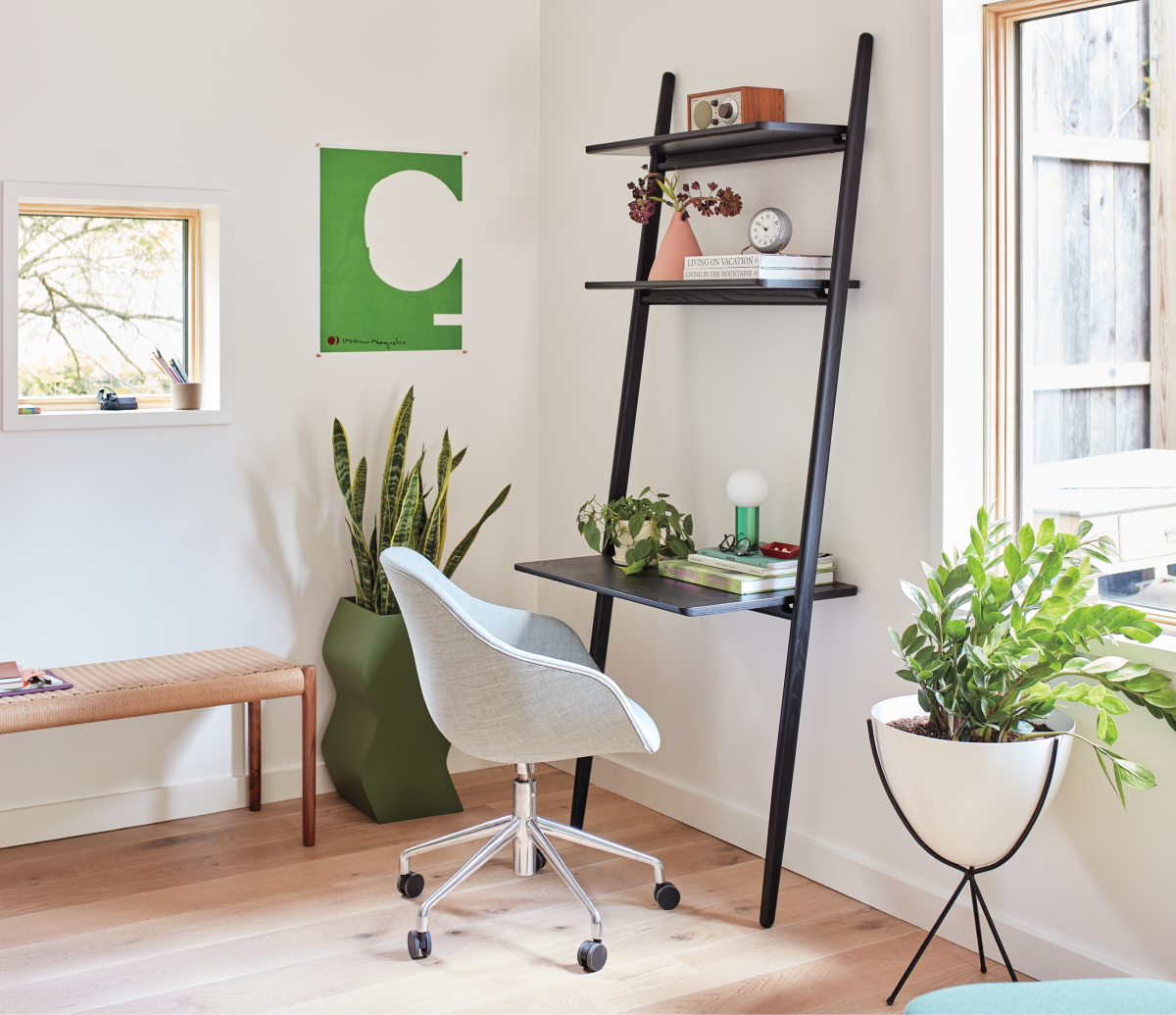 Harman mirror フォークラダーデスク ウォールナット Harman mirror フォークラダーデスク ウォールナット