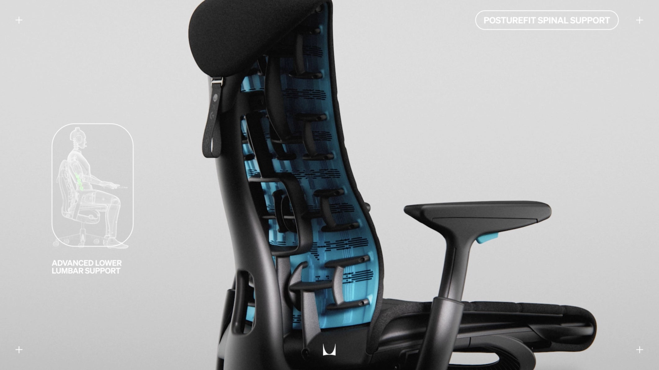 Herman Miller ゲーミングチェア Embody S ハーマンミラー X ロジクールG エンボディゲーミングチェア *シアン