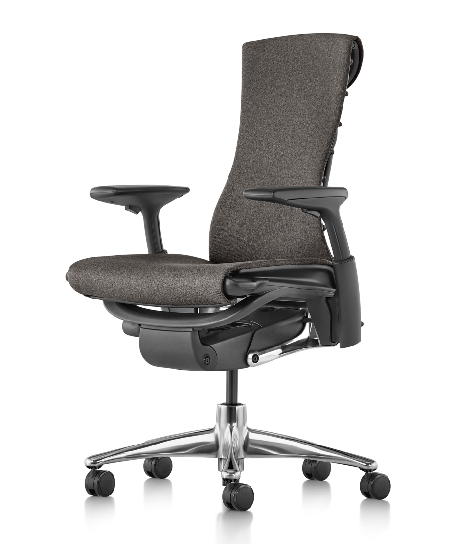 エンボディチェア - グラファイト/ポリッシュドアルミニウム エンボディチェア - グラファイト/ポリッシュドアルミニウム