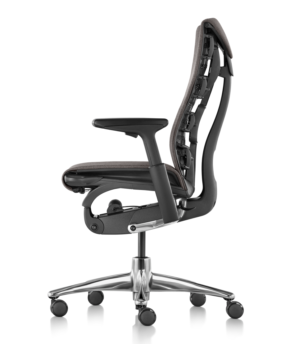 エンボディチェア - グラファイト/ポリッシュドアルミニウム エンボディチェア - グラファイト/ポリッシュドアルミニウム