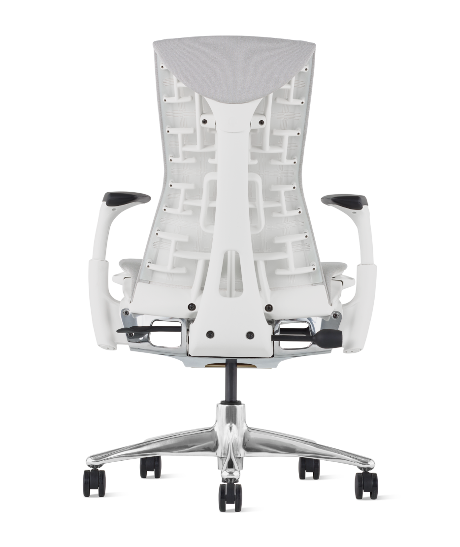 I エンボディチェア ハーマンミラー ホワイト Embody ブルー系 I エンボディチェア ハーマンミラー ホワイト Embody ブルー系