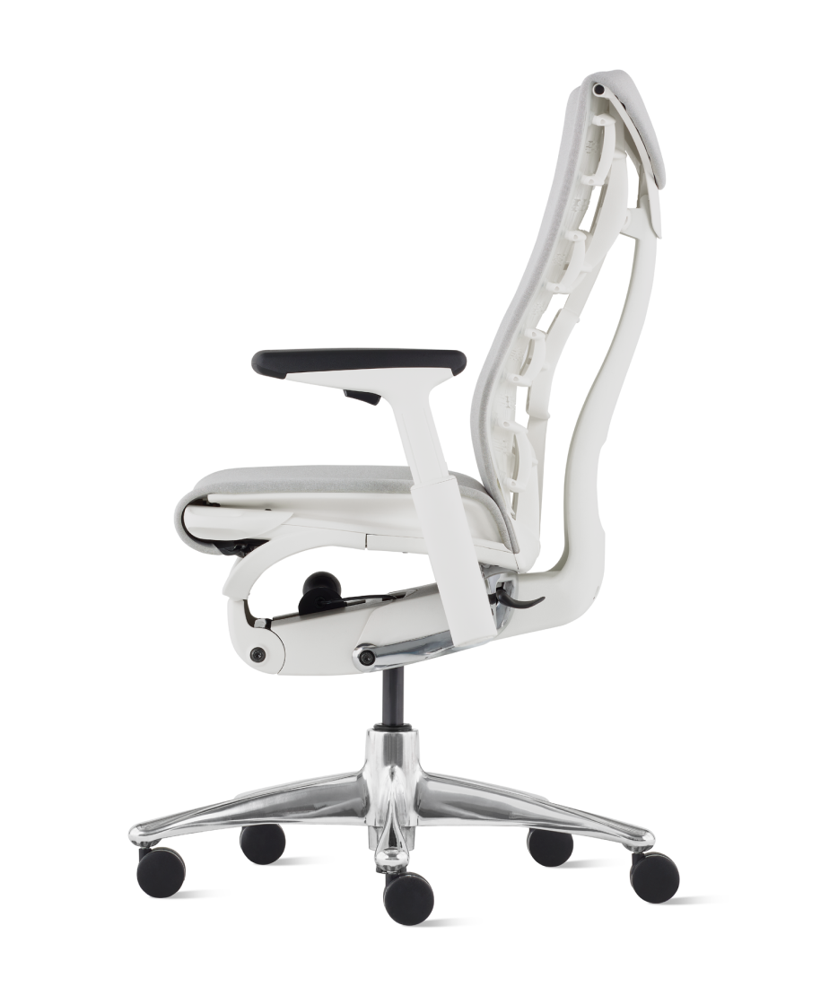 O. エンボディチェア ハーマンミラー ホワイト Embody. えんじ色 O. エンボディチェア ハーマンミラー ホワイト Embody. えんじ色