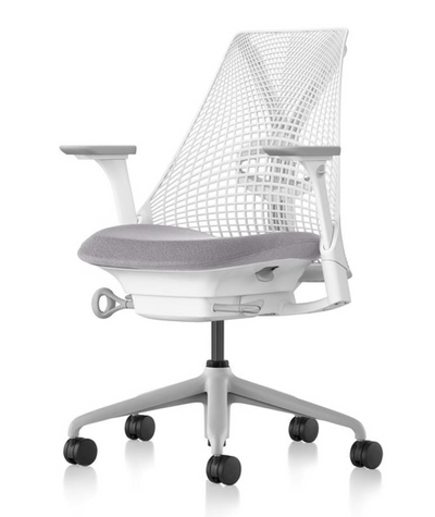 【通常在庫品】セイルチェア* - ホワイトフレーム/フォグベース/スタジオホワイト/マーキュリー(コスモス)