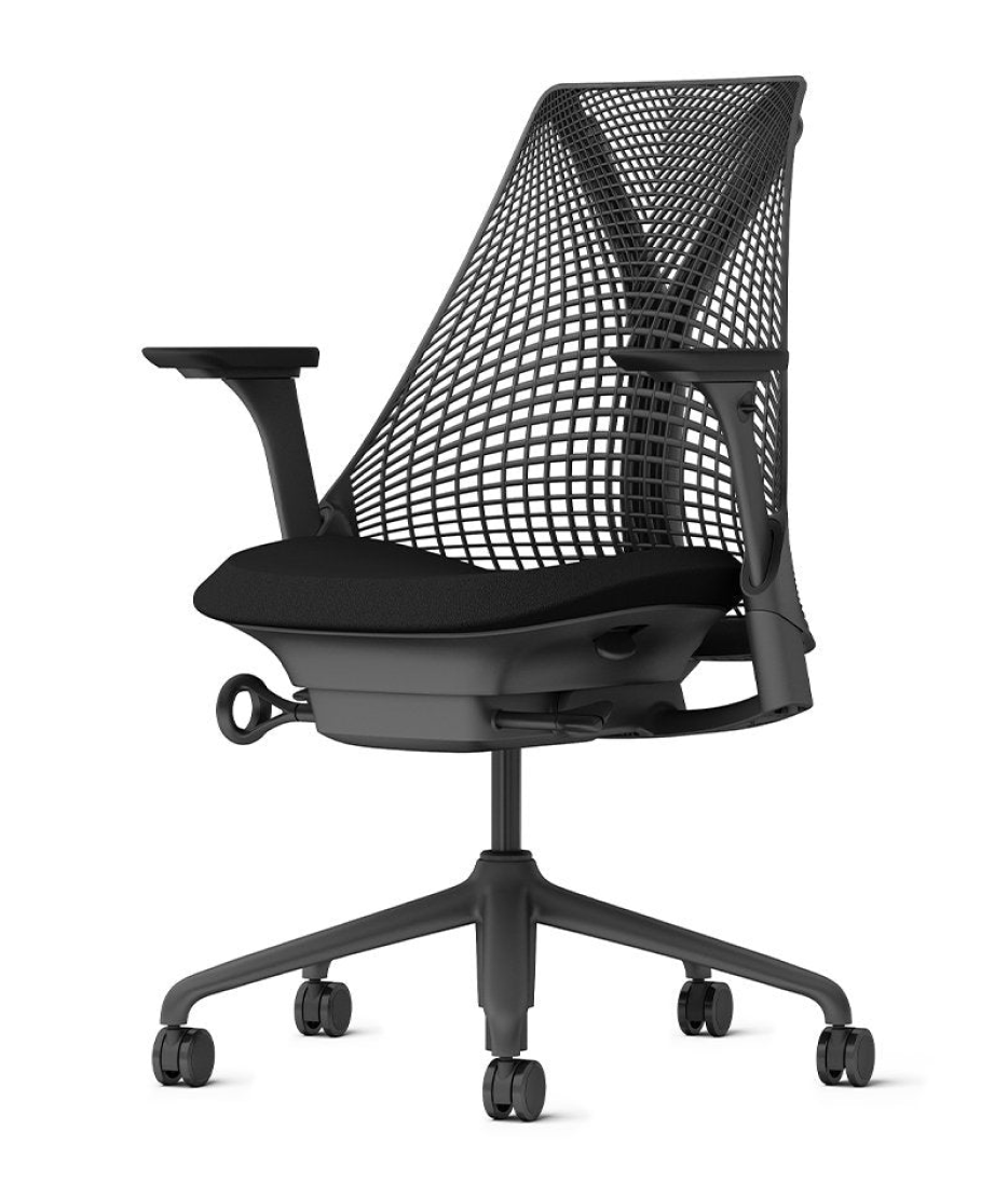 ハーマンミラー社 セイルチェア 黒 美品 おまけ 2022 - 椅子・チェア