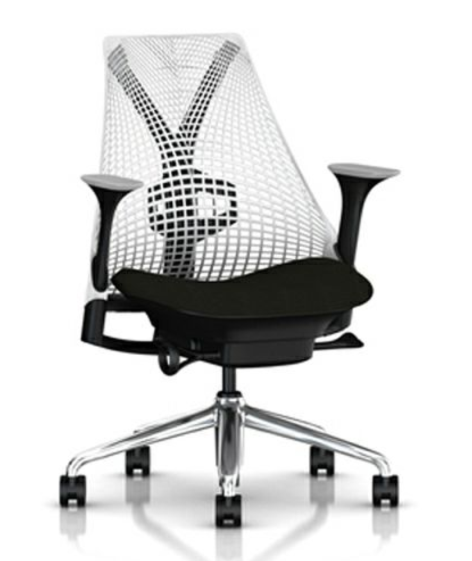 セイルチェア - ブラックフレーム/ポリッシュドベース セイルチェア - ブラックフレーム/ポリッシュドベース