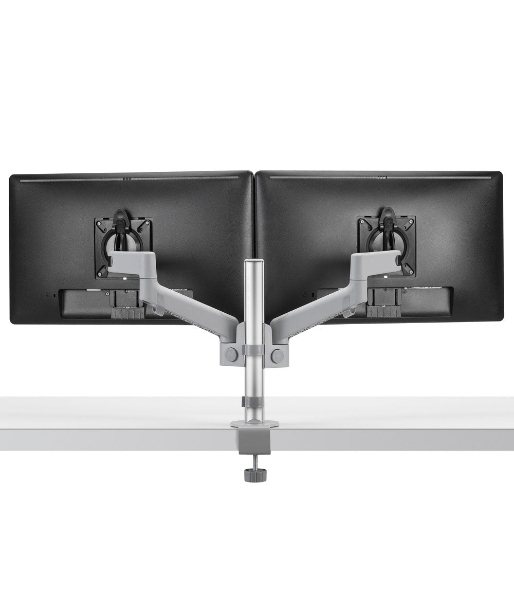 リマデュアルモニターアーム グレー Lima Dual Monitor Arm リマデュアルモニターアーム | ハーマンミラーストア